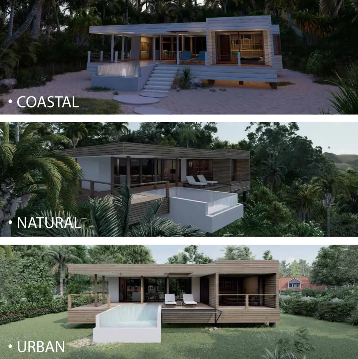 VILLA 75 WOOD PREFAB styles